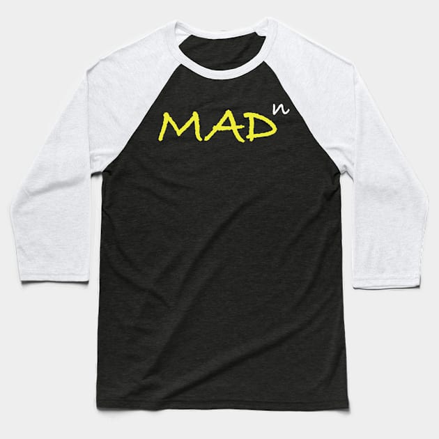 Infinitely Mad Baseball T-Shirt by funmaths